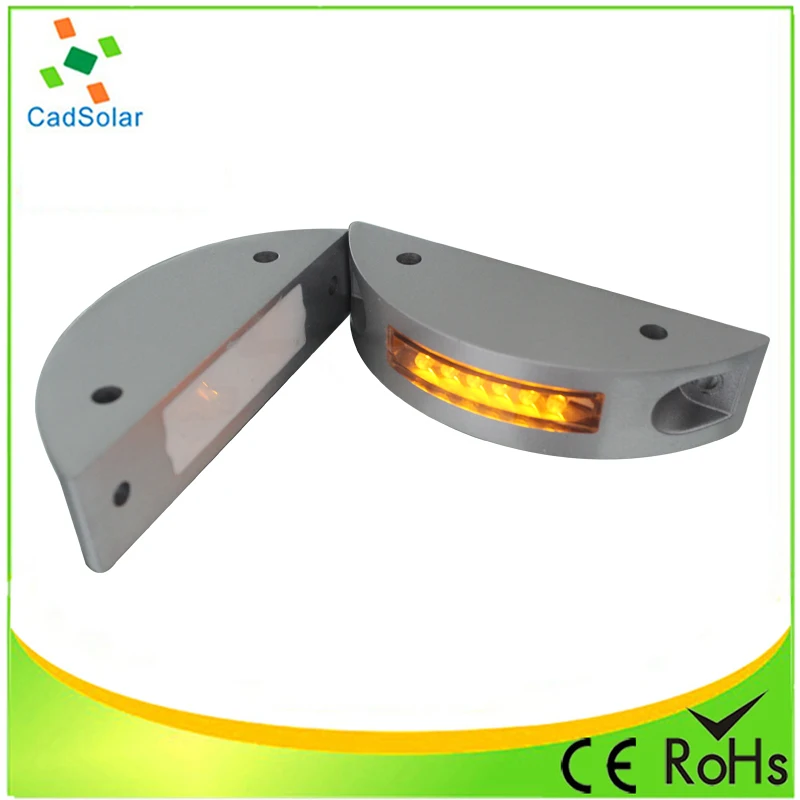 strobe solar road marker light