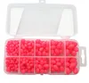 Green/pank Plastic Glow in the Dark Round Oval Shape Luminous Fishing Beads