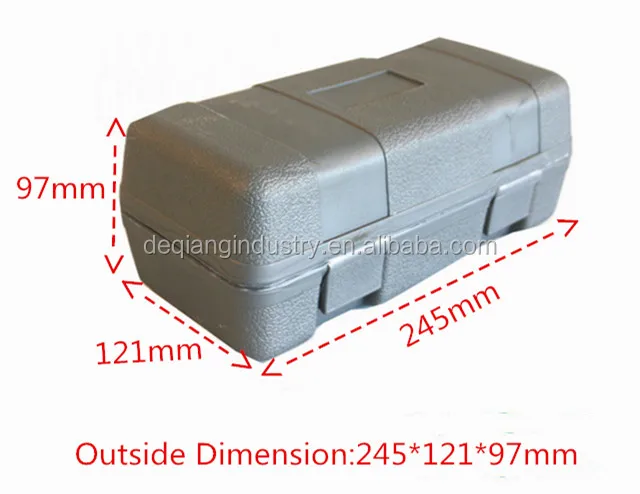 Precision vise package plastic hard tool box for machine tool accessories