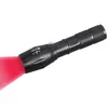 Waterproof 5 Watts Navigation Map Reading Red Light LED Black Aluminum Aviator Flashlight