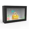 43" vitrine showcase with tranpsparent lcd glass for watch jewelry display showcase