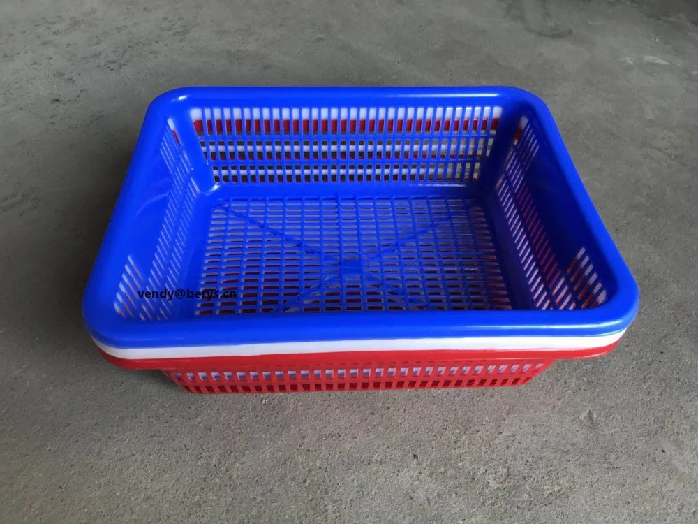 Wholesale Rectangular Plastic Small Empty Fruit Vegetable Storage Bin