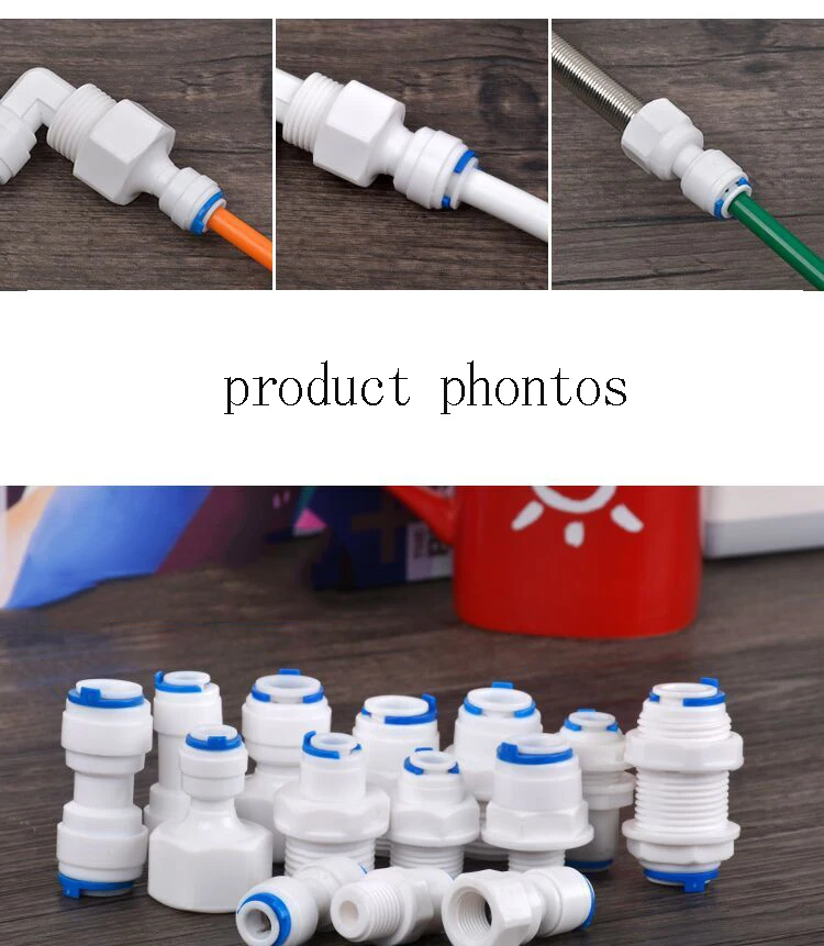 Water Filter Quick Connector Plastic Quick Coupling Hose Connector