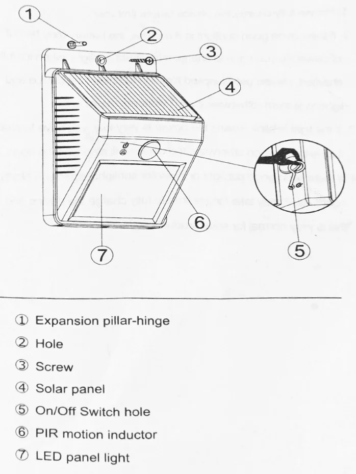 Схема solar motion sensor light