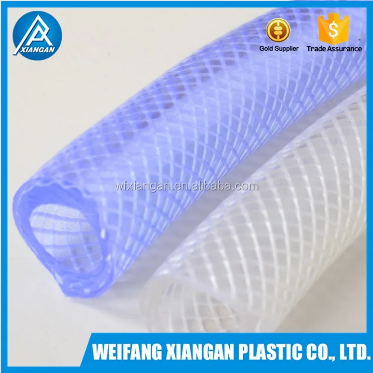 Oem Clear Pvc Flexible Braided Netting Hose Buy Oem Clear Pvc