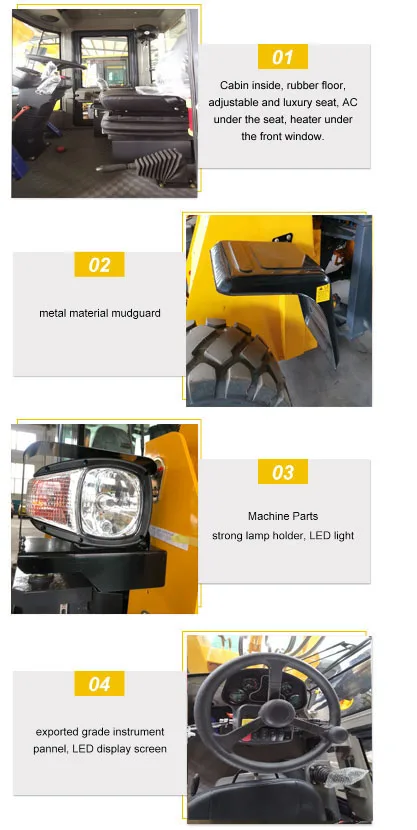 China New Design Mini Wheel Loader with High Quality and 