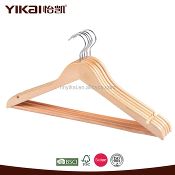 Custom Wooden Wedding Dress Retail Hangers Made In China