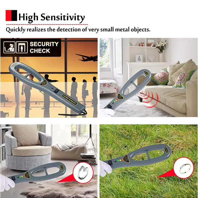 GC101H Portable Hand Held Metal Detector Body Scanner Security Equipment Industrial Metal Detector