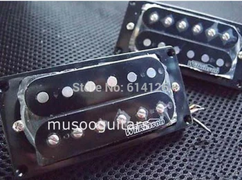 Wilkinson WOPB Vari Gauss – Juego De Pastillas Humbucker De Cerámica De 4 Cuerdas Para Bajo Electrico Estilo Pb Color Negro