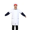 Comfortable fabric short sleeve hotel kitchen man chef uniform cooking