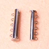 6 strands tube shape custom accessories for antique jewelry clasps