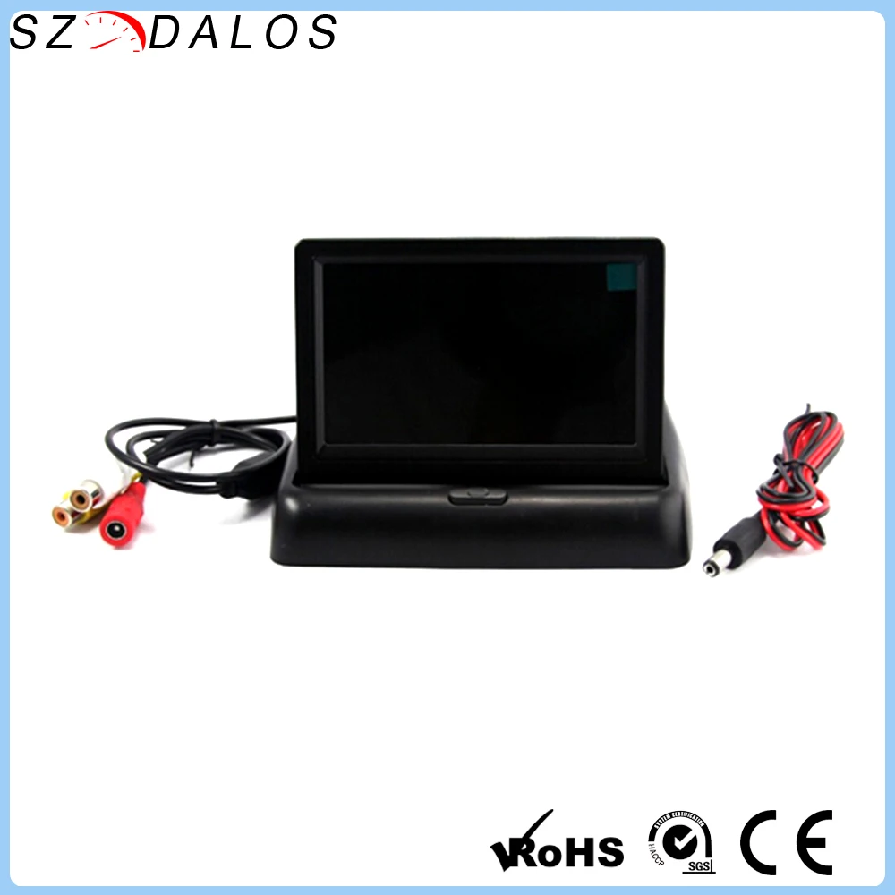 Standard foldable Car stand-alone monitor car lcd monitor mini tv