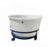 large plastic round fish tank