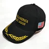 Free shipping high quality Olive branch embroidery logo make america great again hat