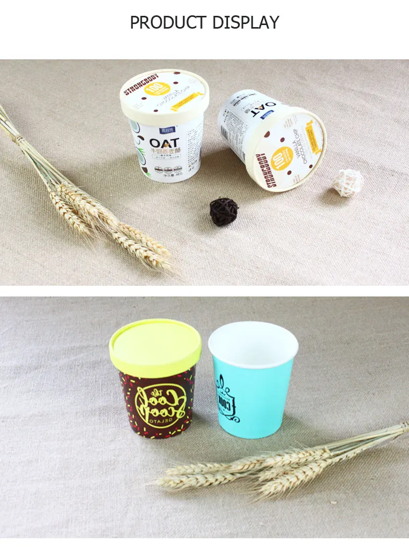 Disposable Ice Cream Pints Yogurt Tubs Various Wholesale Pla Ice Cream