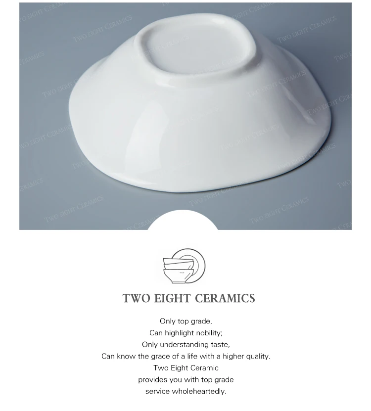 Custom white ceramic fruit bowl factory for dinner-10
