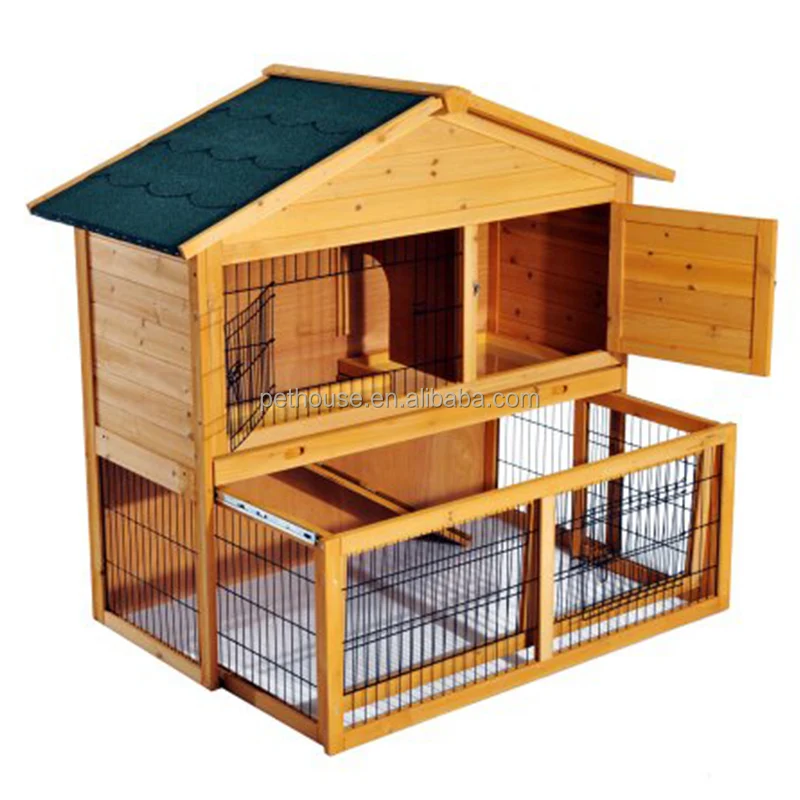wooden rabbit cage