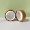 5g bamboo eye cream jar cosmetic packaging face cream container plastic cream jar inside