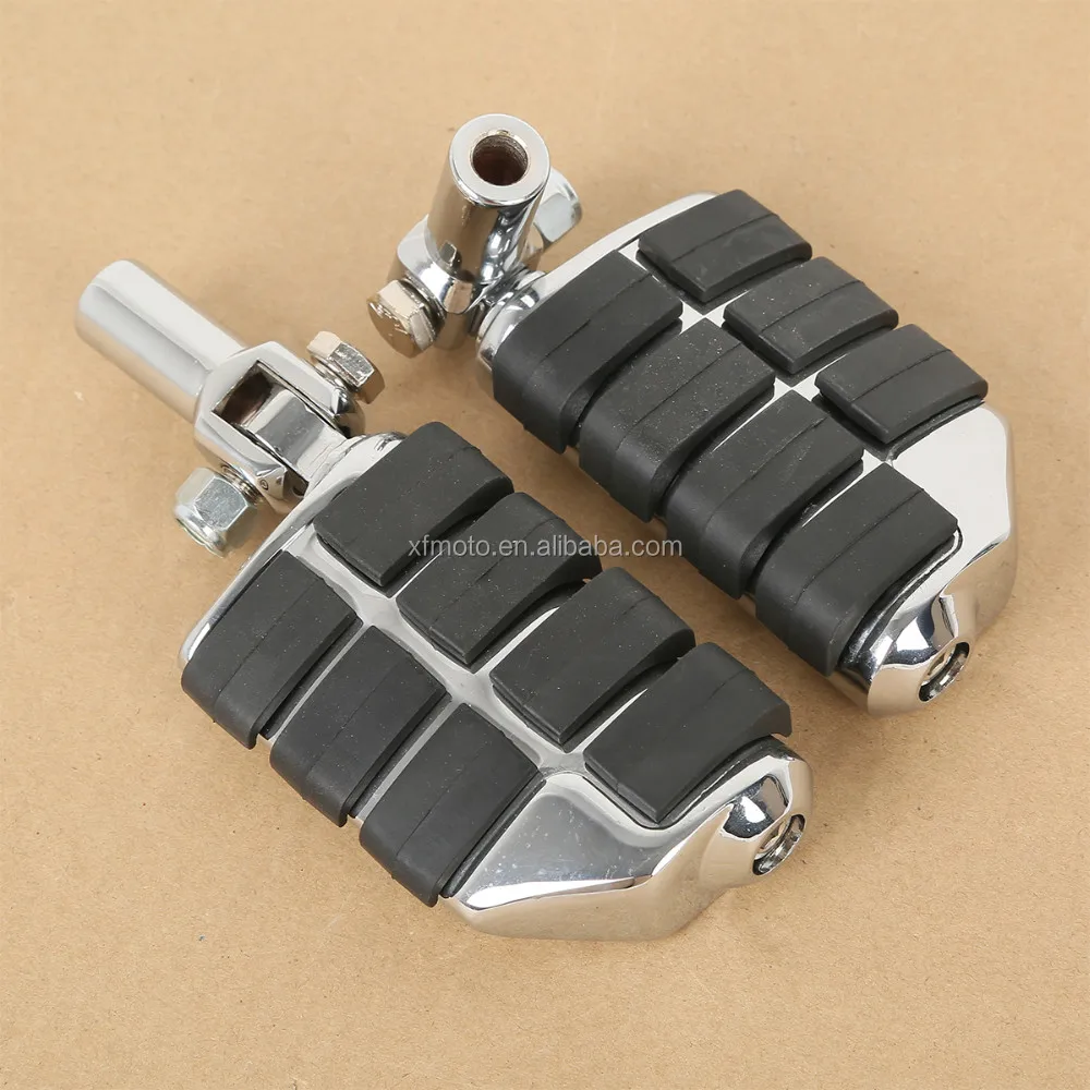 Tcmt Xf210386e Motorcycle Anti Vibration Rubber Lion Paw Foot Pegs Footrests For Harley Softail