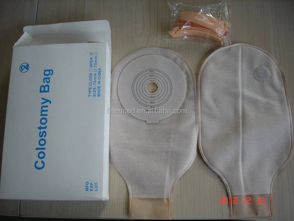 bag colostomy adhesive bags ostomy parts reusable piece hollister ileostomy disposable medical alibaba