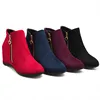 Drop Shipping Women shoes 2017 New Suede With Women Shoes Inner High Heel