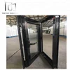 Black Color aluminium sash modern style open casement windows swing out