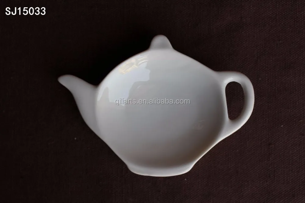 White Custom Porcelain Tea Bag Holder Buy Tea Bag Holder,White