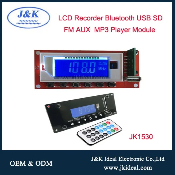 Aux mp3 модуль. USB fm Radio mp5 Video Player Module from j&k ideal co..