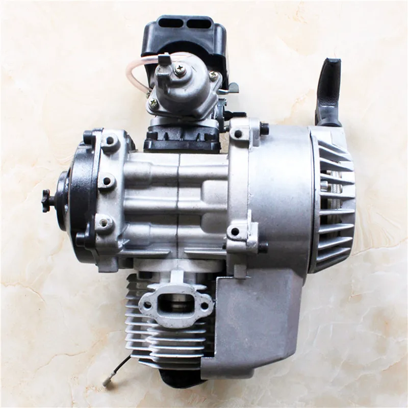2-Stroke 49cc Engine Air-Cooled 2-Stroke Gasoline Engine Motor Single Cylinder For Pocket Bikes Gas Scooters ATV