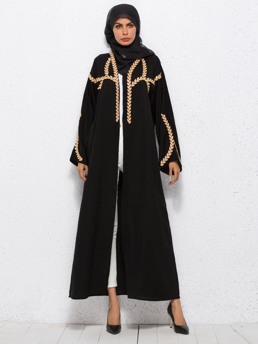 A3410 High Quality Autumn Winter Dubai Abayas Farasha Arab Long Maxi ...