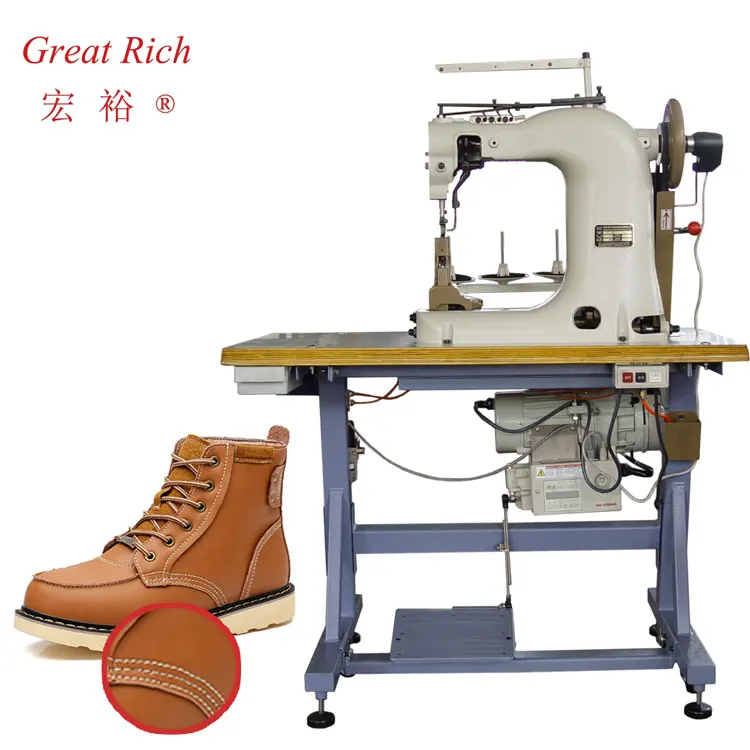 Upper Shoe Sewing Machine Industrial Three Needle Lock