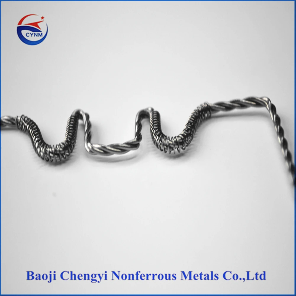 0.1mm Diameter Black Tungsten Wire Used As Cathode For Emitting Tube