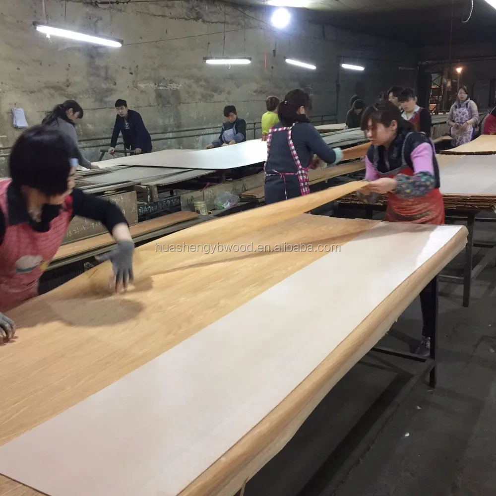 5mm natural red oak veneer faced mdfsheet for furniture