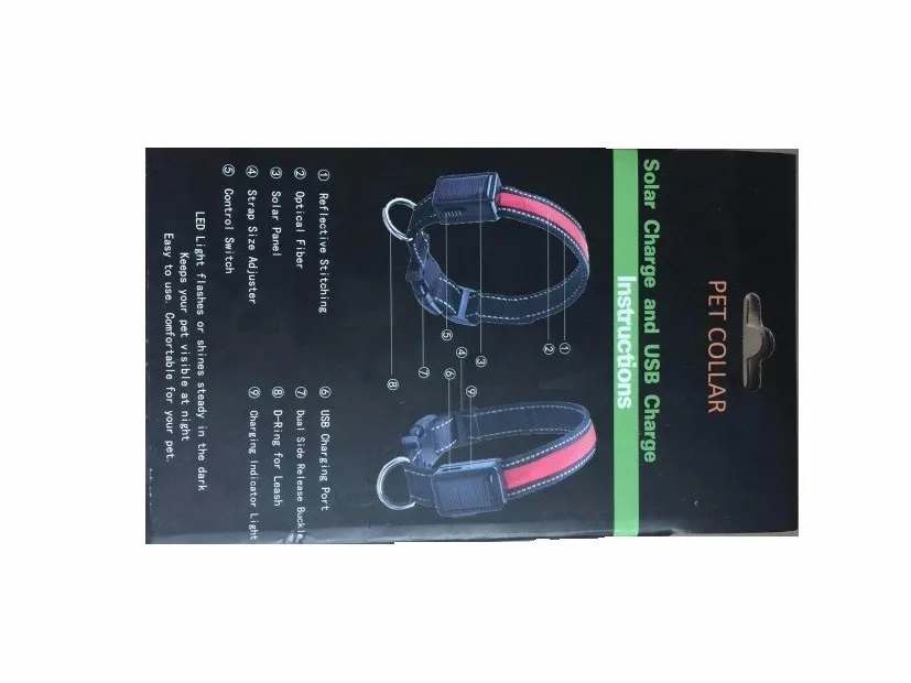 Adjustable Pet Dog Cat Waterproof LED Light Flash Night Safety Collar - ANKUX.COM