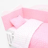 High quality custom design cotton baby girl crib bedding