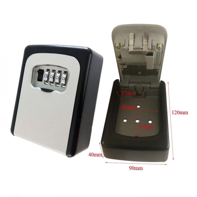 Hot Selling Keybox 4 Digit Wall Mounted Wall Mounted Door Knob Key Lock Box Buy 4 Digit Wall