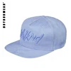 Factory 3D embroidery logo suede 5 panel snapback caps