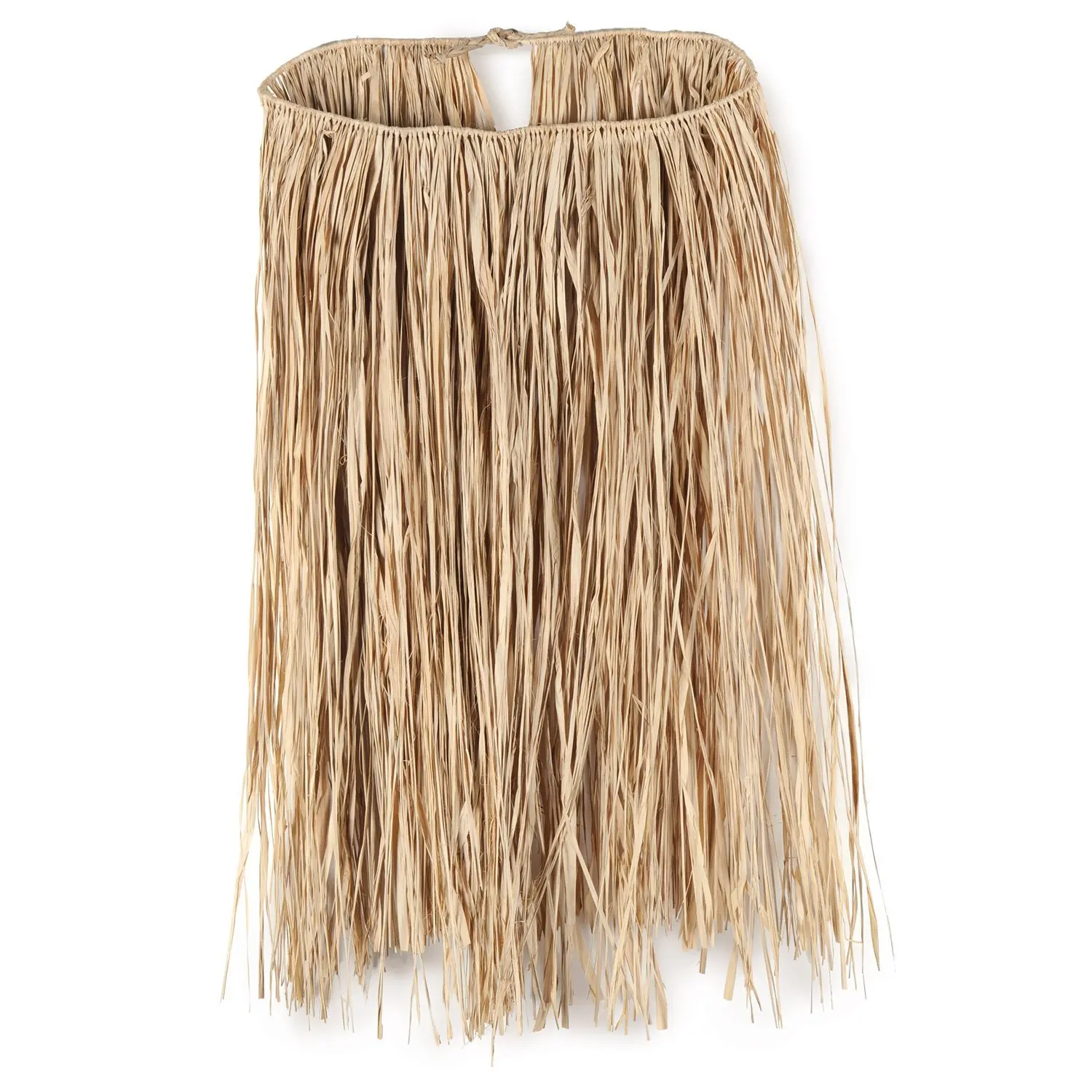 Adult Raffia Hula Skirt (natural) Party Accessory (1 count) (1/Pkg)