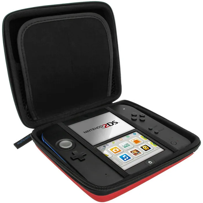 Waterproof Carrying Case For Nintendo New 3ds Xl,3ds Xl Red (officially Licensed By Nintendo