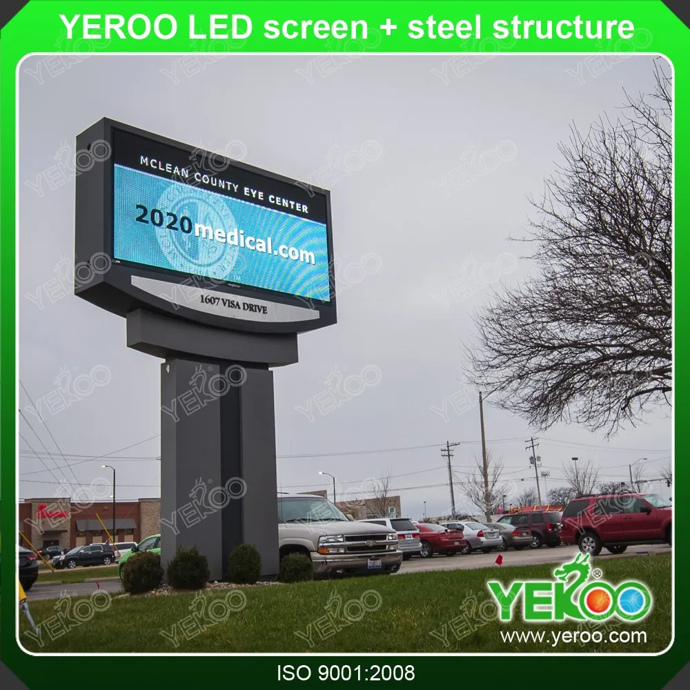 product-YEROO advertising LED screen pylon for gas station-YEROO-img-5