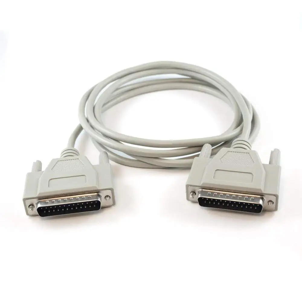 Black 5/' 5 Male//Female Amphenol CS-DSLSZH25MF-005 25-Pin DB25 LSZH D-Sub Cable Low Smoke