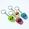 Cartoon Coco Birthday Party Gift PVC Keychain Kids Easter Halloween Toy Keyring