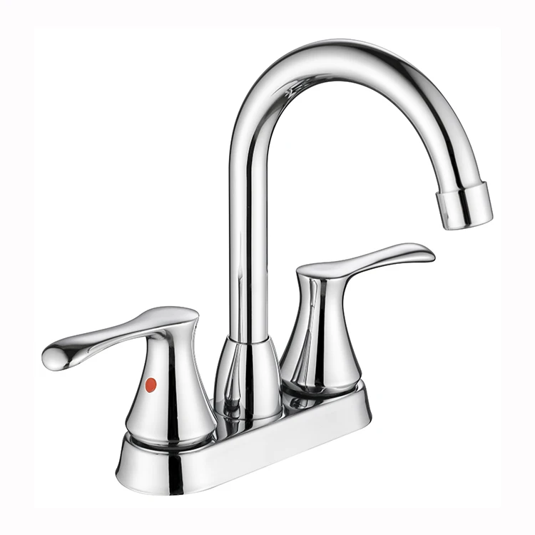 Bathroom Sink Faucet Two Handle Single Hole Vessel Lavatory Bathroom Sink Faucet Two Handle Single