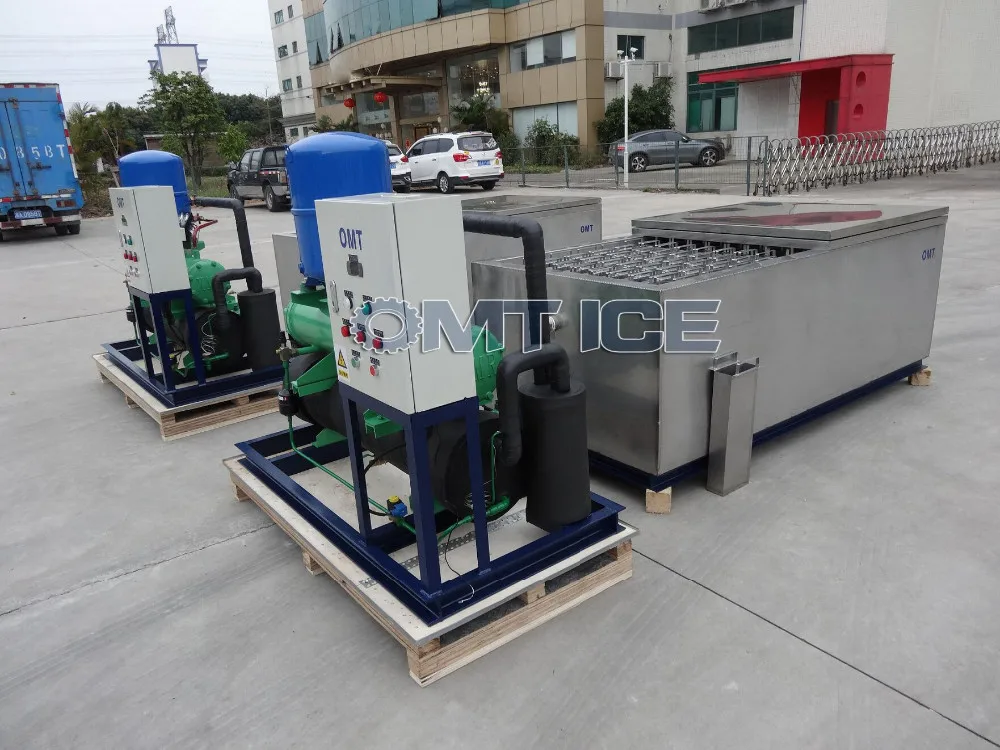 Omt 2ton Brine Ice Block Making Machine With Stainless Steel Ice Moulds Buy Brine Ice Block
