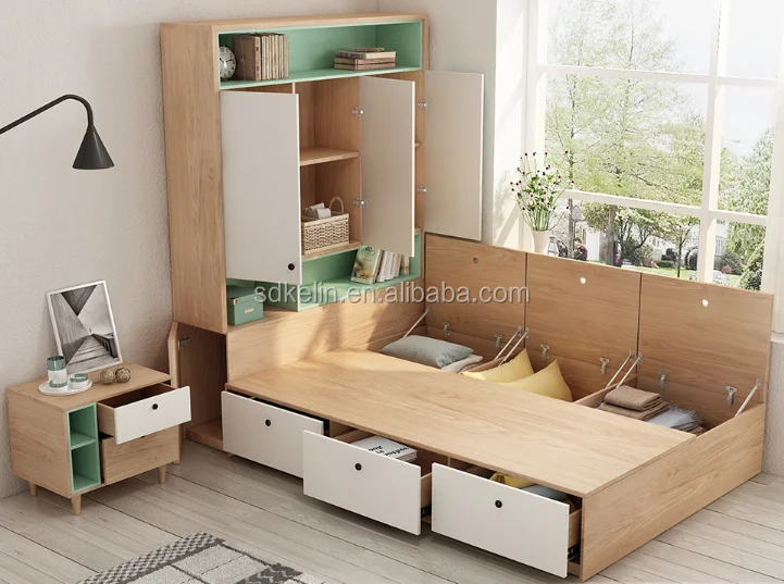 Japan Market Melamine Faced Particle Board Panel Board Bed With Lvl