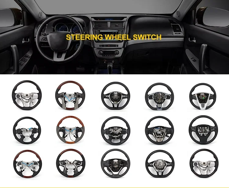SONPP Car Multi-Function Steering Wheel Control Switch for Land Cruiser Prado 2010-2013 84250-60180 