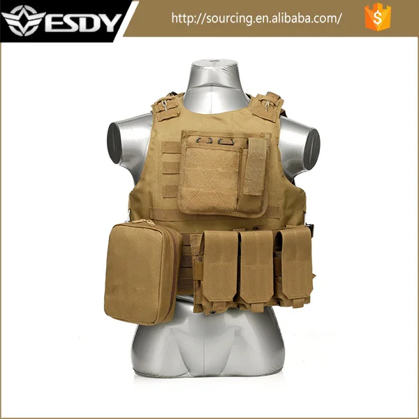 Tan Color Army Military Combat Vest Airsoft Vest Buy Military Combat