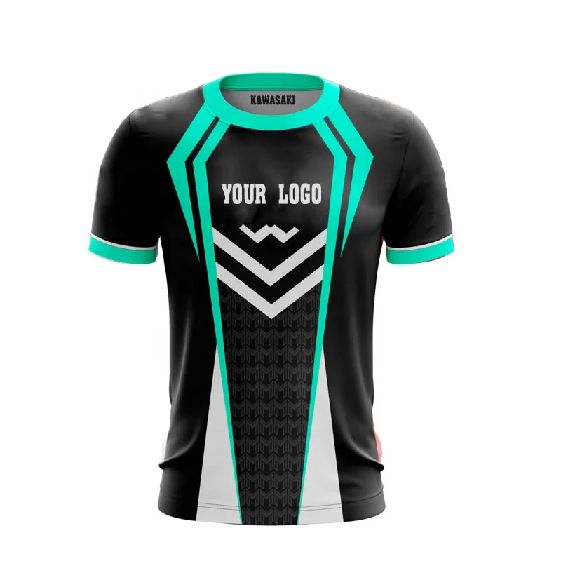 Source Gaming t shirt design custom men e-sports jerseys Blank Sublimated  best team game pro jersey shirts on m.