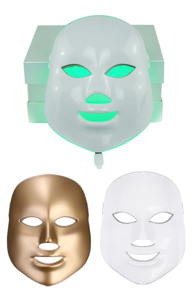 Wrinkle Removing Electric Face Mask 7 Colorful Led Beauty Mask With Fda Approval Buy Colorful