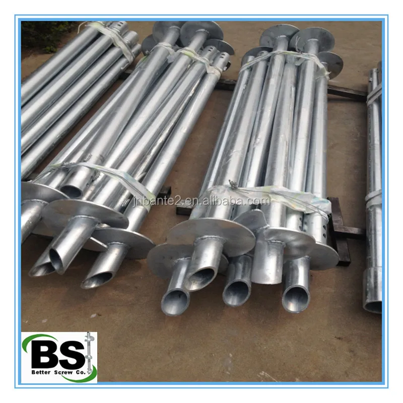 Basement Repairs Helical Anchors 4-1/2 inch Round Shaft